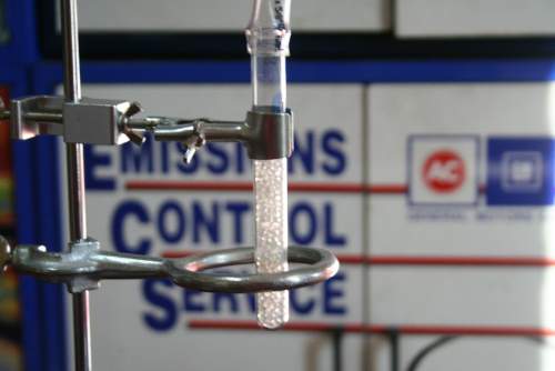 Desiccant in Test Tube